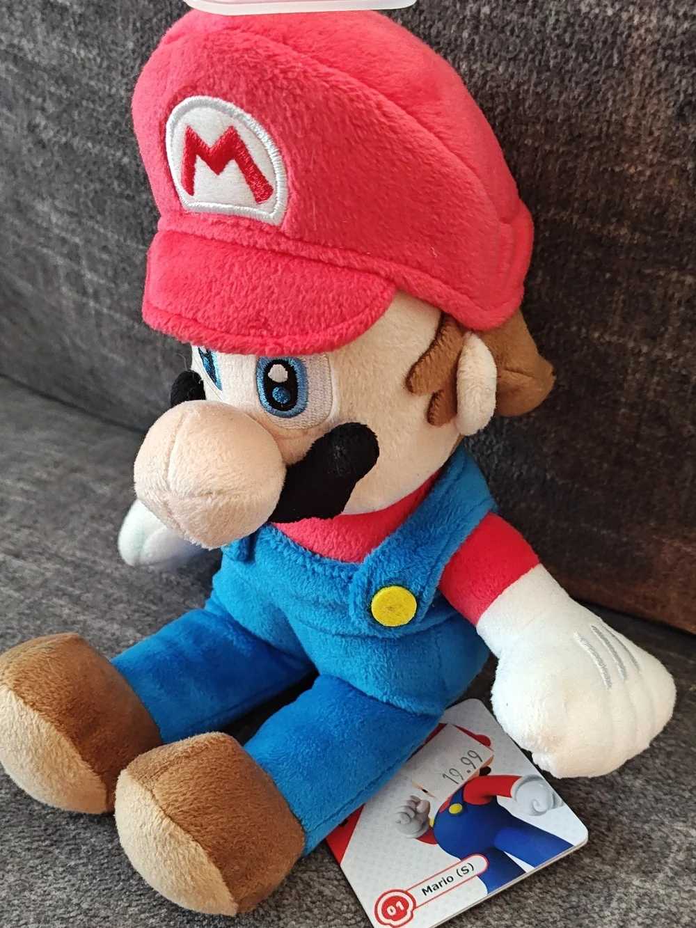New super Mario bros Wii Mario plushie